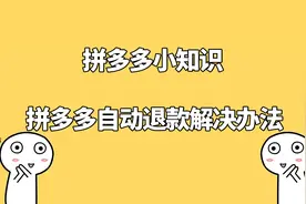 拼多多自动退款原因以及解决办法无货源电商视频封面
