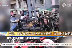 深圳：电动车放公共充电桩被烧毁 该由谁来赔偿？视频封面