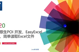 poi解析excel太low，学习这节课涨见识，手把手教你学会EasyExcel视频封面