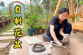 用剩下的水泥千万别扔，动手做几个多肉花盆，效果好看又实用视频封面