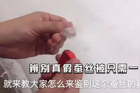 教大家一招鉴别真假蚕丝被，购买时谨防受骗，切莫贪小便宜！视频封面