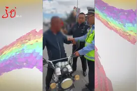 酒后骑摩托去买酒 正好遇到交警查酒驾 男子被罚款两千六视频封面