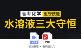智姐讲高考化学水溶液三大守恒秒杀技巧视频封面