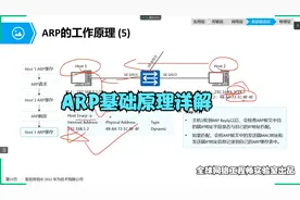 ARP基础详解，ARP地址解析协议，交换机原理，交换机ARP表项视频封面