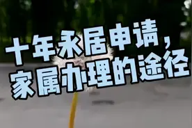 十年永居申请，家属办理的途径视频封面