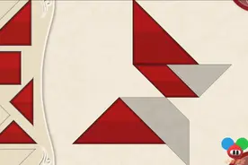 儿童益智游戏课堂：儿童益智游戏七巧板拼图，教你快速学会拼蝴蝶