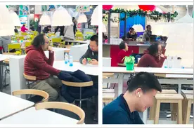 窦唯与友人聚会有说有笑，穿着干净得体，烫了头发很时髦视频封面
