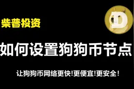 设置狗狗币节点教程，成为狗狗币网络的一部分！中国仅有60个节点视频封面