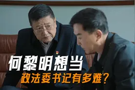 《狂飙》何黎明想升政法委书记有多难？别看是副部级，难度可不低视频封面