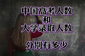 【风铃数读】中国历年高考人数和大学录取人数视频封面