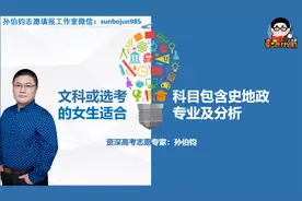 文科或选考科目包含史地政的女生适合专业及分析视频封面