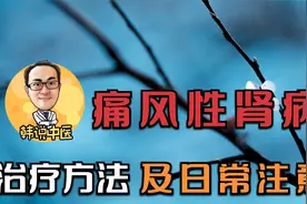 痛风性肾病要警惕，中医治疗思路以及日常生活注意事项视频封面