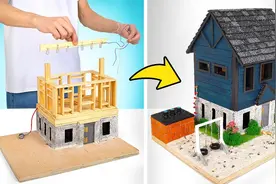 真男人就要自己造房子！用迷你砖块手工搭建一个微缩模型小屋吧！视频封面