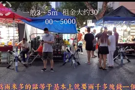 杭州最热闹吴山夜市，租金约4000元每月，还有卖100元3件的衣服？视频封面