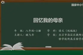 初二(8年级)语文同步课-上册(统编版)-08讲：回忆我的母亲视频封面