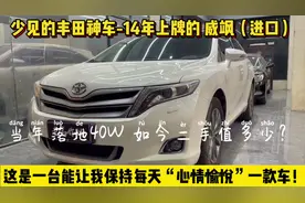 刚收一台丰田神车-威飒，竟和雷克萨斯RX同平台，这车究竟好不好视频封面