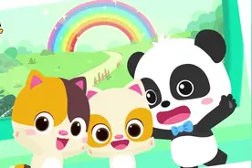 Rainbow 你知道彩虹几种颜色吗，快来数一数。