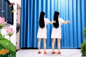 大众健身广场舞《伤心的酒吧》背面演示 简单64步