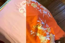 男子晒自家老人的床单，翻开一层发现内藏乾坤：每张床单都有使命视频封面