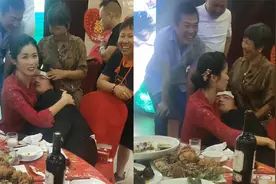 新郎结婚当天喝到不省人事，新娘将其搂入怀中暖心安抚：网友酸了视频封面