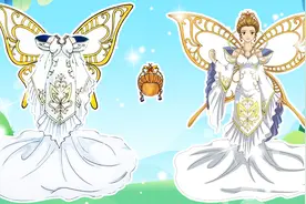 手工纸娃娃玩具：纸娃娃装扮，《巴啦啦小魔仙》魔仙女王装扮
