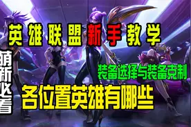 【LOL新手教学】各位置有哪些英雄，装备选择与克制。萌新必看视频封面