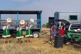 2021年俄罗斯农场的麦收视频封面