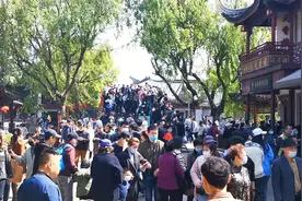 又见人从众！清明节当天上海千年古镇七宝老街人山人海视频封面
