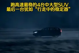 跑高速最稳的4台中大型SUV，最后一台犹如“行走中的稳定器”视频封面