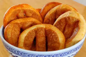 外卖3元一个的糖皮果子，海娟教你在家做，酥软香甜，比面包好吃