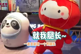 冰墩墩被说“小短腿”，气鼓鼓的缩成球，雪容融却在一旁趁机炫耀视频封面