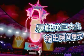 精灵宝可梦剑盾第7话：暴鲤龙巨大化！输出瞬间爆炸！什么都能打
