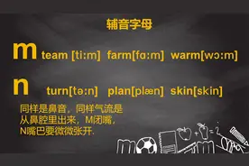 有很多同学表示辅音字母m和n分不清？听山姆老师实例讲解