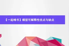 【一起啃书】模型可解释性优点与缺点【转载】视频封面