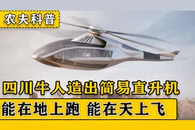 四川牛人发明简易“直20”，时速120公里，小伙却连初中都没毕业视频封面