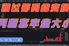 简单实用小技巧，借助筹码变换识别底部区域和套牢盘位置！