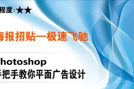 Photoshop 手把手教你平面广告设计【海报招贴—极速飞驰】视频封面
