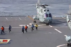 南海海域：075型两栖攻击舰展开全训考核视频封面
