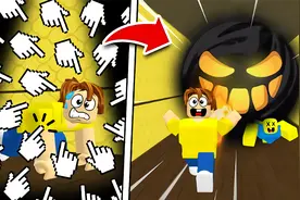 点击屏幕就能加速，当我点击9999次会发生什么？！ROBLOX后室赛跑