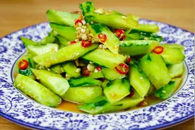 做凉拌黄瓜，别忘了放这6样调料，简单爽口下酒菜，想不好吃都难