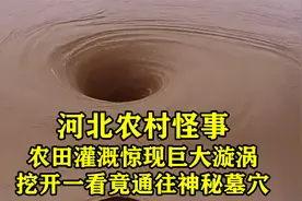 河北农村怪事，农田灌溉惊现巨大漩涡，挖开一看竟通往神秘墓穴视频封面