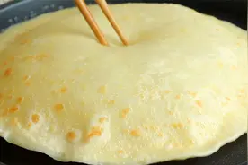 鸡蛋灌饼最简单的做法，掌握这个诀窍，保证每张都鼓大泡，零失败