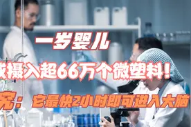 一岁婴儿或摄入超66万个微塑料！研究：它最快2小时即可进入大脑视频封面