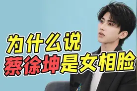 为什么说蔡徐坤是女相脸