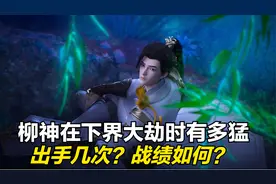 完美世界：柳神在下界大劫的时候出手几次？她的战绩有多猛？视频封面