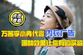 万茜李小冉代言内衣广告一个纯一个欲，哪种效果让你有购买欲视频封面