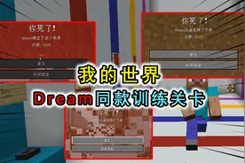 MC：Dream同款练习地图，一开始以为有手就行，结果难到怀疑人生