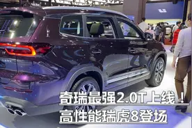 奇瑞最强2.0T上线！高性能瑞虎8登场，可爆254匹马力估计要火