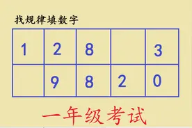 上海市名校一年级数学考试题，难住不少同学家长视频封面