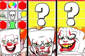 我的世界之战：2个pennywise变种人制作挑战 高手vs黑客vs上帝